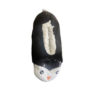 NEW Fuzzy Babba Women's Critter Slippers - Size 7-9.5 Penguin